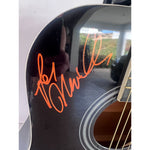 Load image into Gallery viewer, Barry, Robin and Maurice Gibb the Bee Gees  39&#39; acoustic guitar signed with proof
