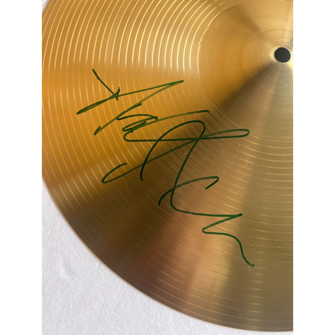 The Police Sting,  Andy Summers, Stewart Copeland 16inch cymbal signed with proof