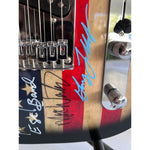 Load image into Gallery viewer, Bruce Springsteen Clarence Clemens and the E Street Band USA American flag electric  guitar signed with proof
