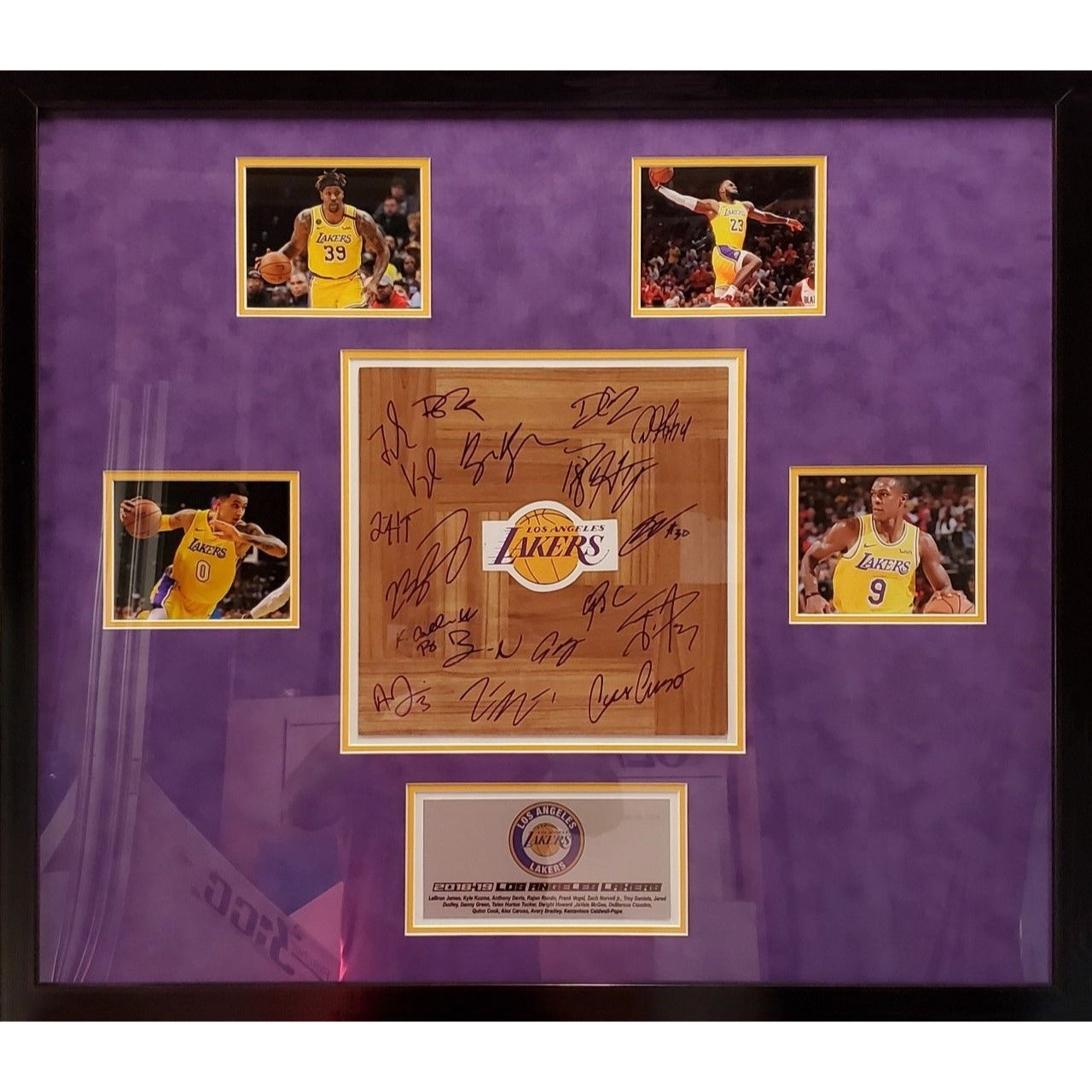 Awesome Artifacts Kobe Bryant Phil Jackson Shaquille O'Neal Los Angeles Lakers 2000 NBA Champions Nike Team Signed Shooting Shirt with Proof by Awesome Artifact