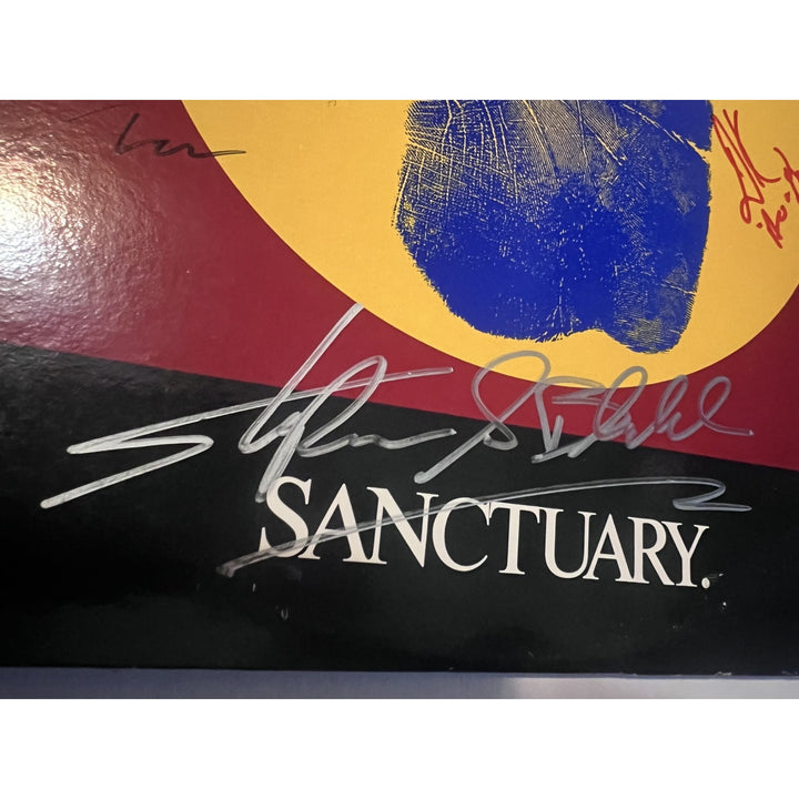 Geils Band original Sanctuary LP Peter Wolf, Magic Dick, Seth Justman, Danny Klein and J. Geils signed with proof