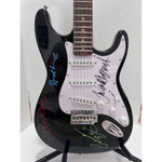 Load image into Gallery viewer, The Moody Blues Justin Hayward John Lodge Ray Thomas  electric guitar signed with proof
