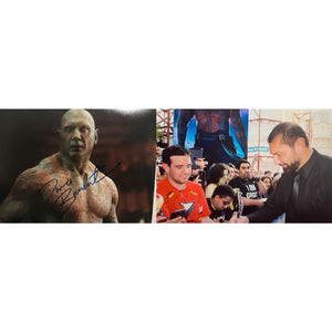 David Bautista  "Drax" in Marvels' Guardians of the Galaxy 5x7 photo signed with proof