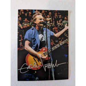 Eddie Vedder Pearl Jam 5x7 photograph signed with proof