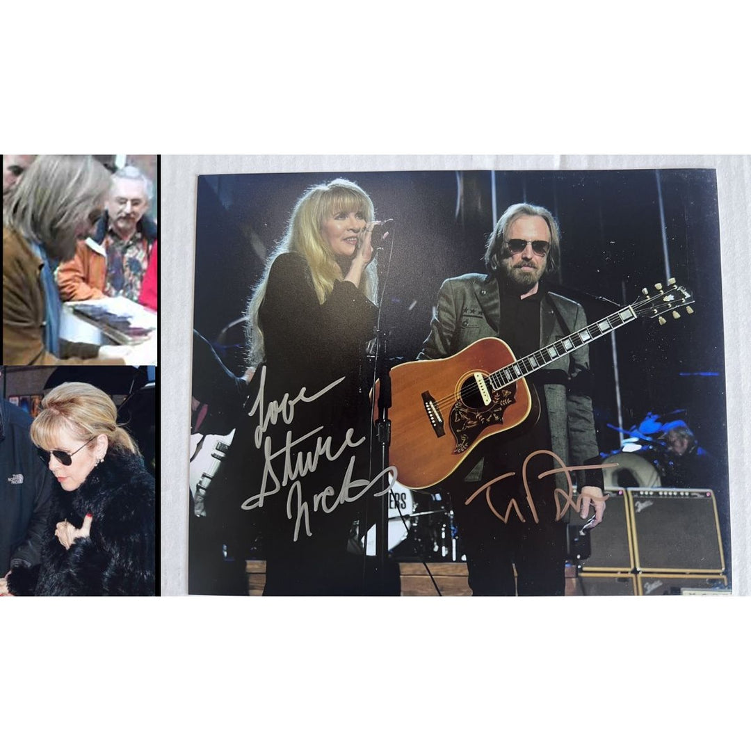 Stevie Nicks and Tom Petty 8x10 photo signed with proof