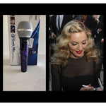 Load image into Gallery viewer, Madonna Ciccone microphone signed with proof
