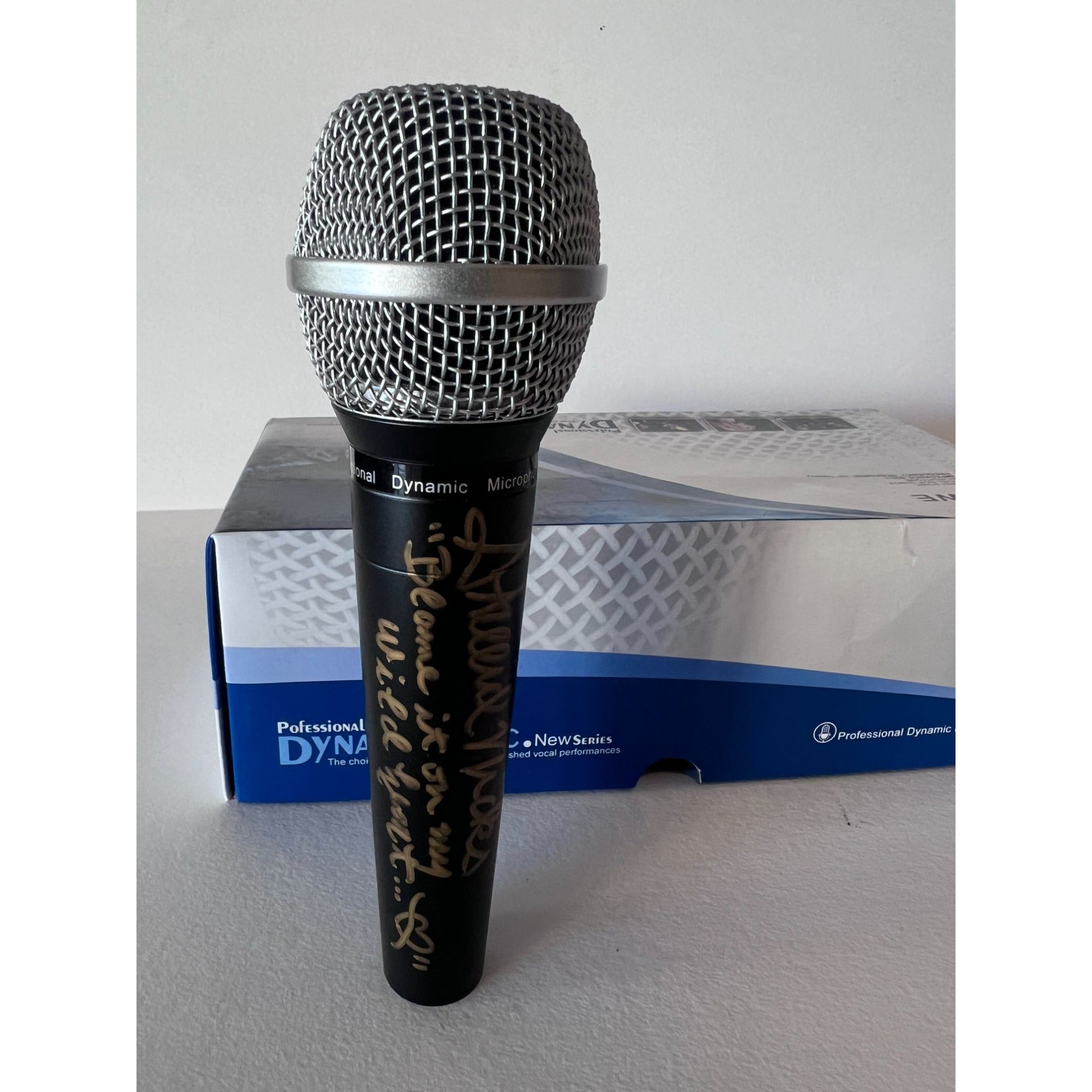 Stevie Nicks Fleetwood Mac microphone signed with proof