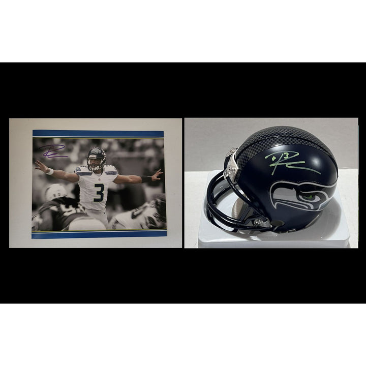 Russell Wilson Seattle Seahawks 8x10 photo signed with proof