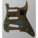 Load image into Gallery viewer, Barry Gibb, Robin Gibb the Bee Gees  Stratocaster electric pickguard signed with proof
