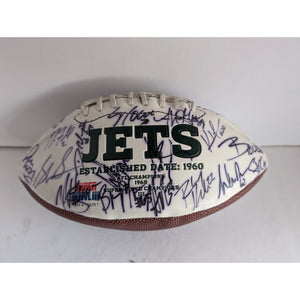 New York Jets Rex Ryan Braylon Edwards team signed football