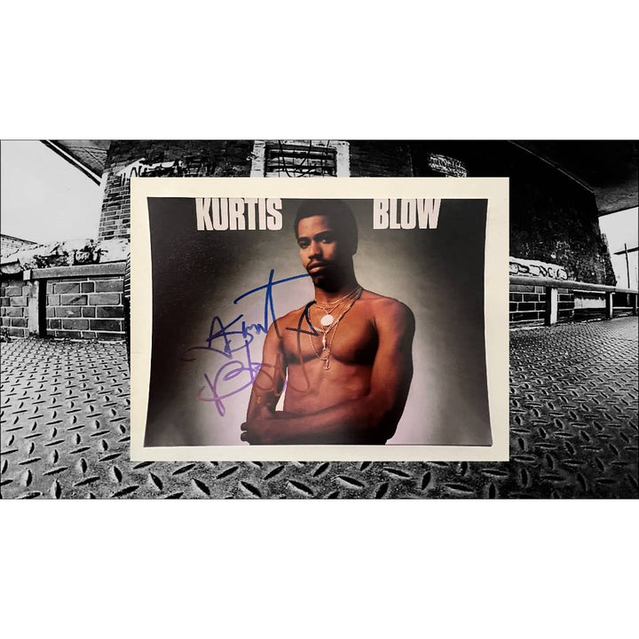 Kurtis Blow Kurtis Walker 5x7 photograph  signed with proof