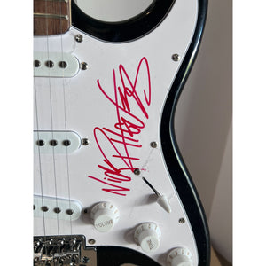Simon Lebon Nick Rhodes John Taylor Andy Taylor Stratocaster full size electric guitar signed with proof