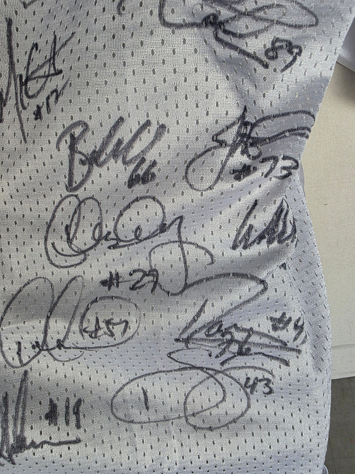 New Orleans Saints team signatures close-up 4