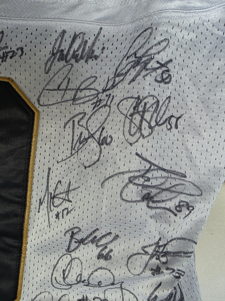 New Orleans Saints team signatures close-up 5