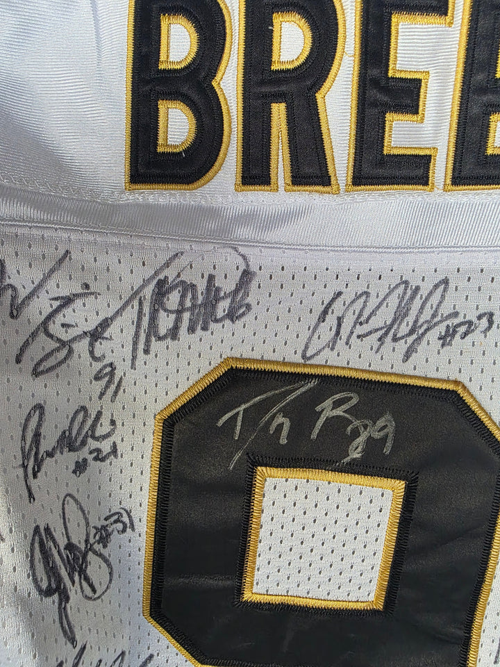New Orleans Saints team signatures close-up 6