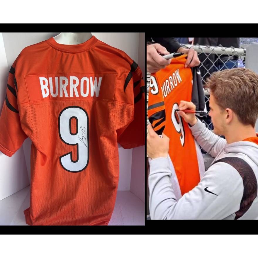 Joe Burrow Cincinnati Bengals authentic game model jersey signed with proof