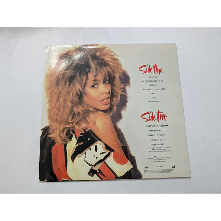 Tina Turner break every rule original LP signed with proof