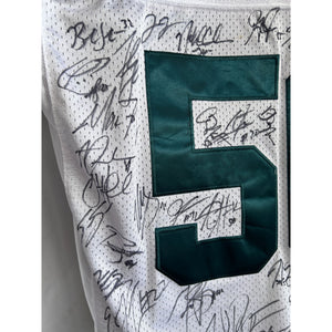 Green Bay Packers AJ Hawk game model Jersey team signed 2009 Green Bay Packers Super Bowl champions