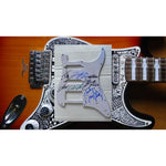 Load image into Gallery viewer, Garth Brooks George Strait Alan Jackson Vince Gill Tim McGraw Fender Stratocaster electric guitar pickguard signed with proof
