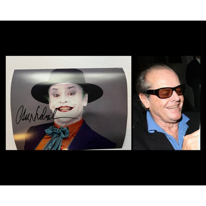 Jack Nicholson Joker 8 x 10 signed photo with proof