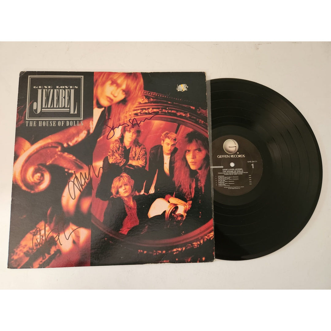 Gene Loves Jezebel the house of dolls LP signed