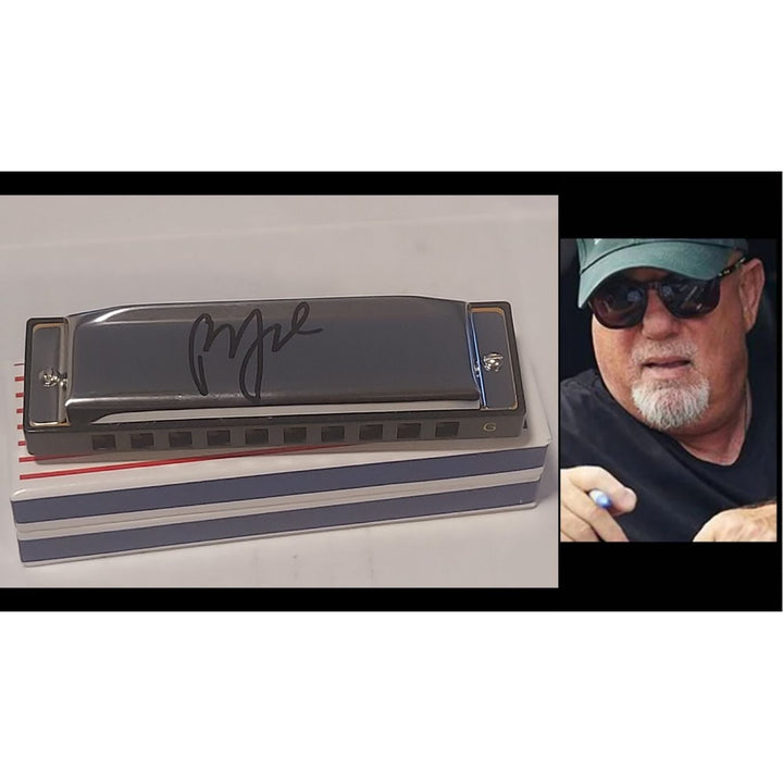 Billy Joel The Piano Man harmonica signed with proof