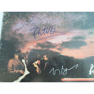 Genesis "and then there were three" Phil Collins Mike Rutherford Tony Banks LP signed with proof