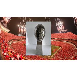 Super Bowl 57 Vince Lombardi Trophy Kansas City Chiefs team signed  with proof