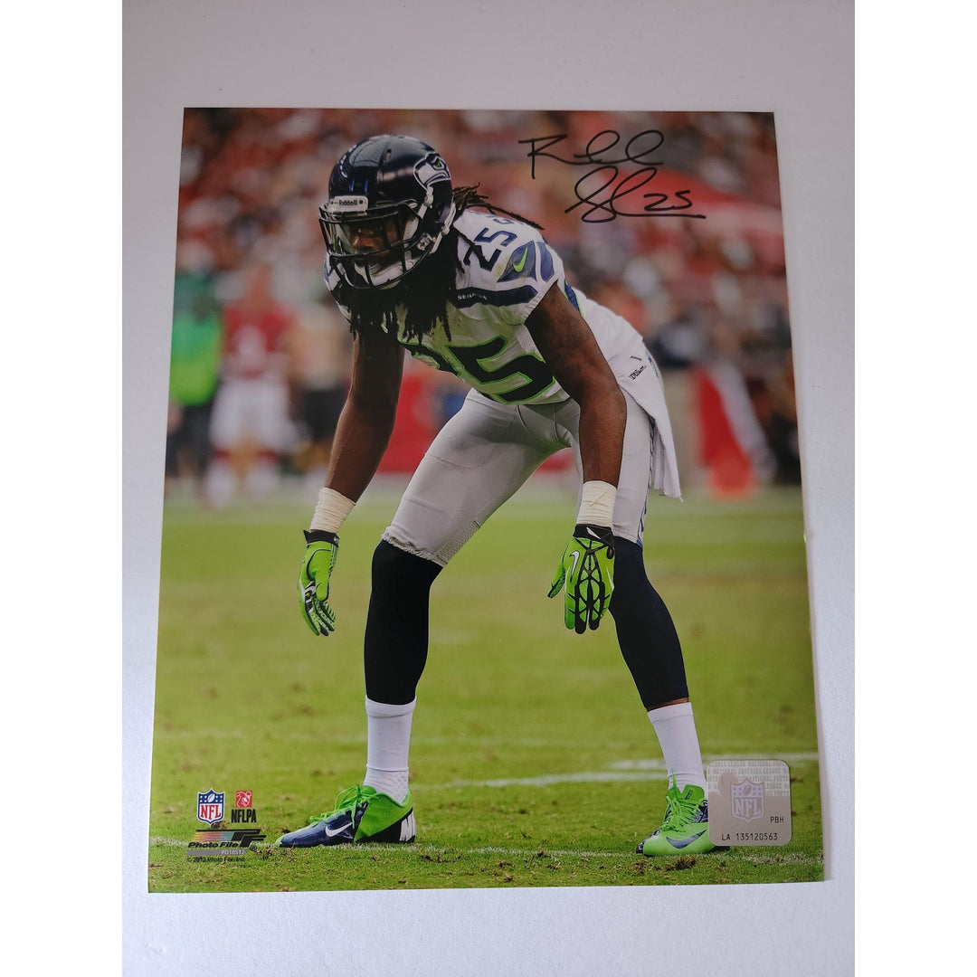 Richard Sherman Seattle Seahawks 8x10 photo signed