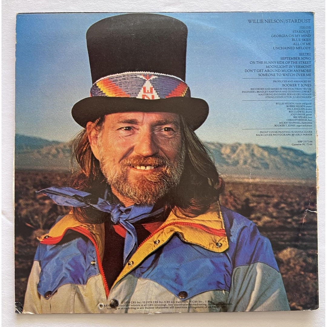 Willie Nelson Stardust Lp signed with proof