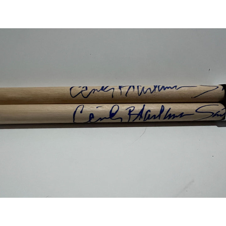 Cindy Blackman Santana pair of drumsticks signed with proof