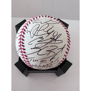 Chicago Cubs Anthony Rizzo 2016 World Series champions team signed Rawlings commemorative baseball with proof