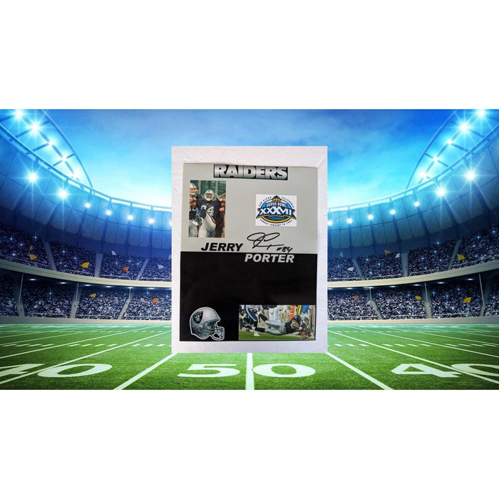 Jerry Porter Oakland Raider 8x10 photo signed