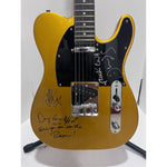 Load image into Gallery viewer, Creedence Clearwater Revial CCR John Fogerty, Stu Cook and Doug Clifford   telecaster electric guitar signed with proof
