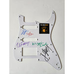 Load image into Gallery viewer, J. Geils Peter Wolf Magic Dick Danny Klein Seth Justman Fender Stratocaster electric pickguard signed with proof
