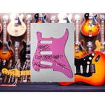 Load image into Gallery viewer, pink floyd David Gilmour, Roger Waters, Nick Mason and Richard Wright Stratocaster electric pickguard signed with proof
