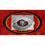 Load image into Gallery viewer, San Francisco 49ers Deebo Samuel Christian McCaffrey Brandon Aiyuk George Kittle Brock Purdy full size football signed with proof
