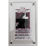 Load image into Gallery viewer, John Bonham Led Zeppelin legendary  drummer full ticket signed 
