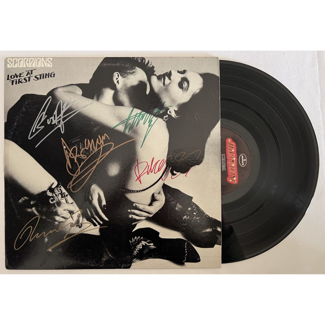 Scorpions "Love at first Sting" LP signed with proof