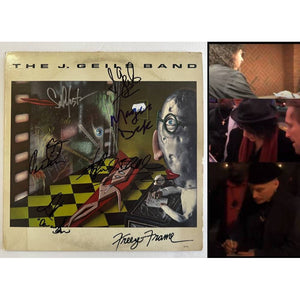 J Geils Band original LP Peter Wolf, Magic Dick, Seth Justman, Danny Klein and J. Geils signed with proof
