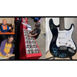 Load image into Gallery viewer, Tool James Maynard Keenan Danny Carey Justin Chancellor Adam Jones Stratocaster full size electric guitar signed with proof
