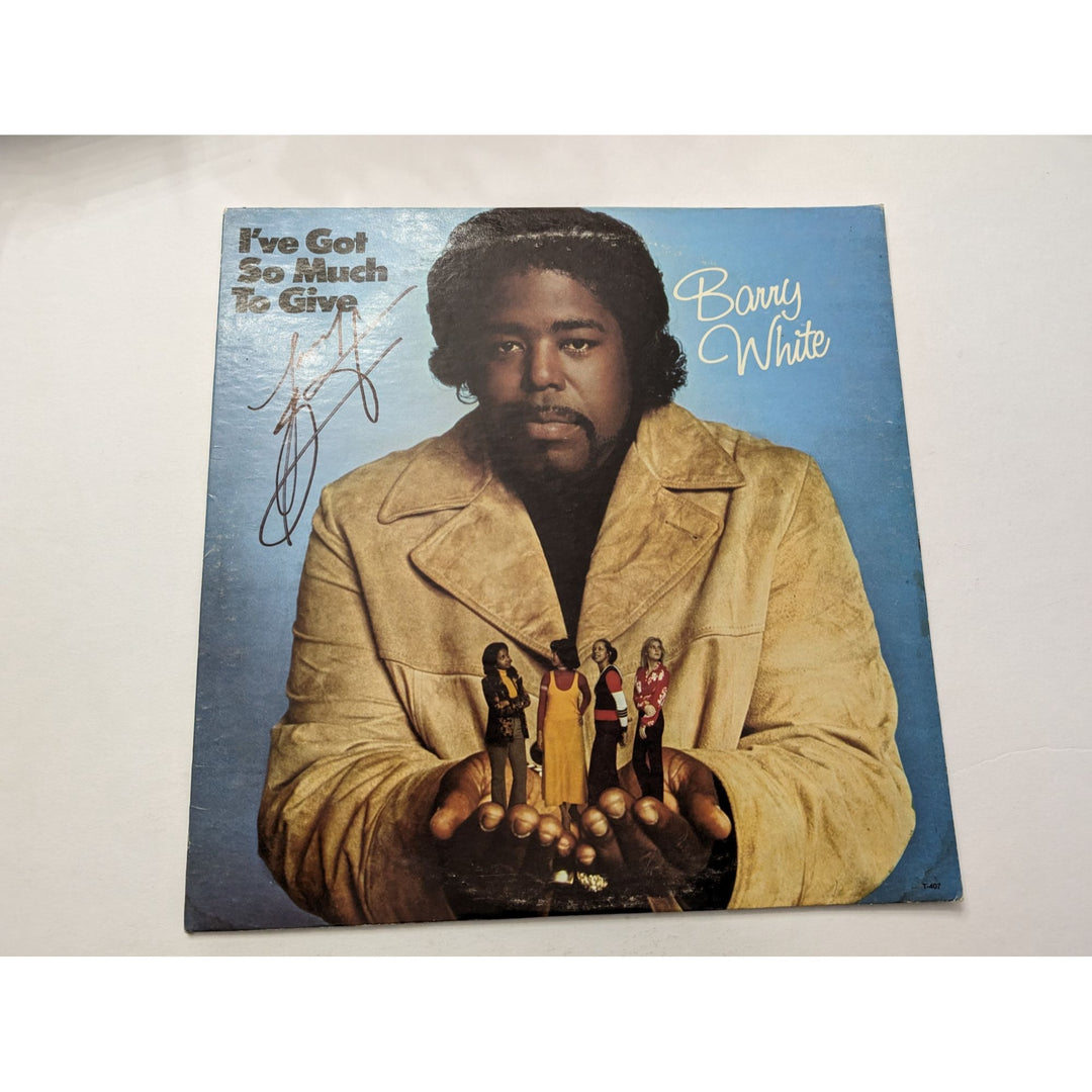 Barry White original LP I've got So Much To Give signed