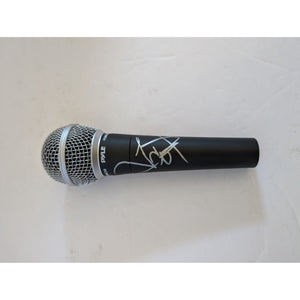 Tracy Lauren Marrow 'Ice T' microphone signed with proof