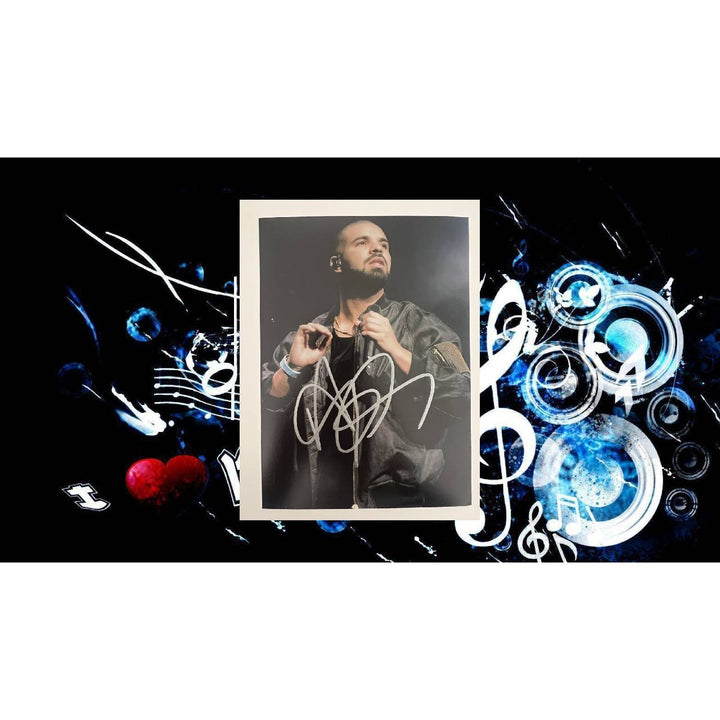 Drake Aubrey Drake Graham 5x7 photo signed with proof