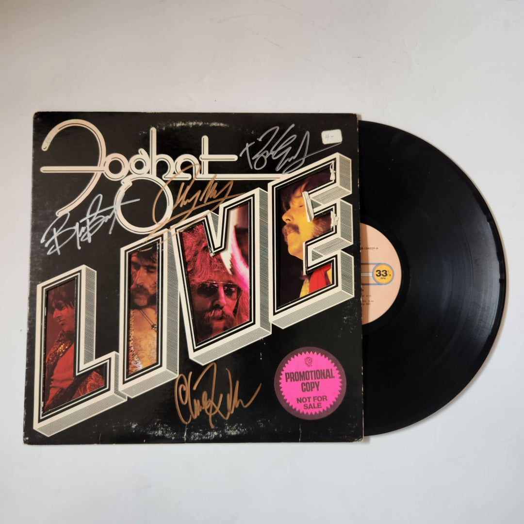 Foghat LP signed