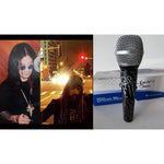Load image into Gallery viewer, Ronnie James Dio and Ozzy Osbourne microphone signed with proof
