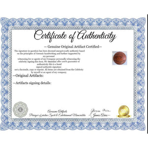 Michael Jordan David Stern Spalding NBA basketball signed with proof