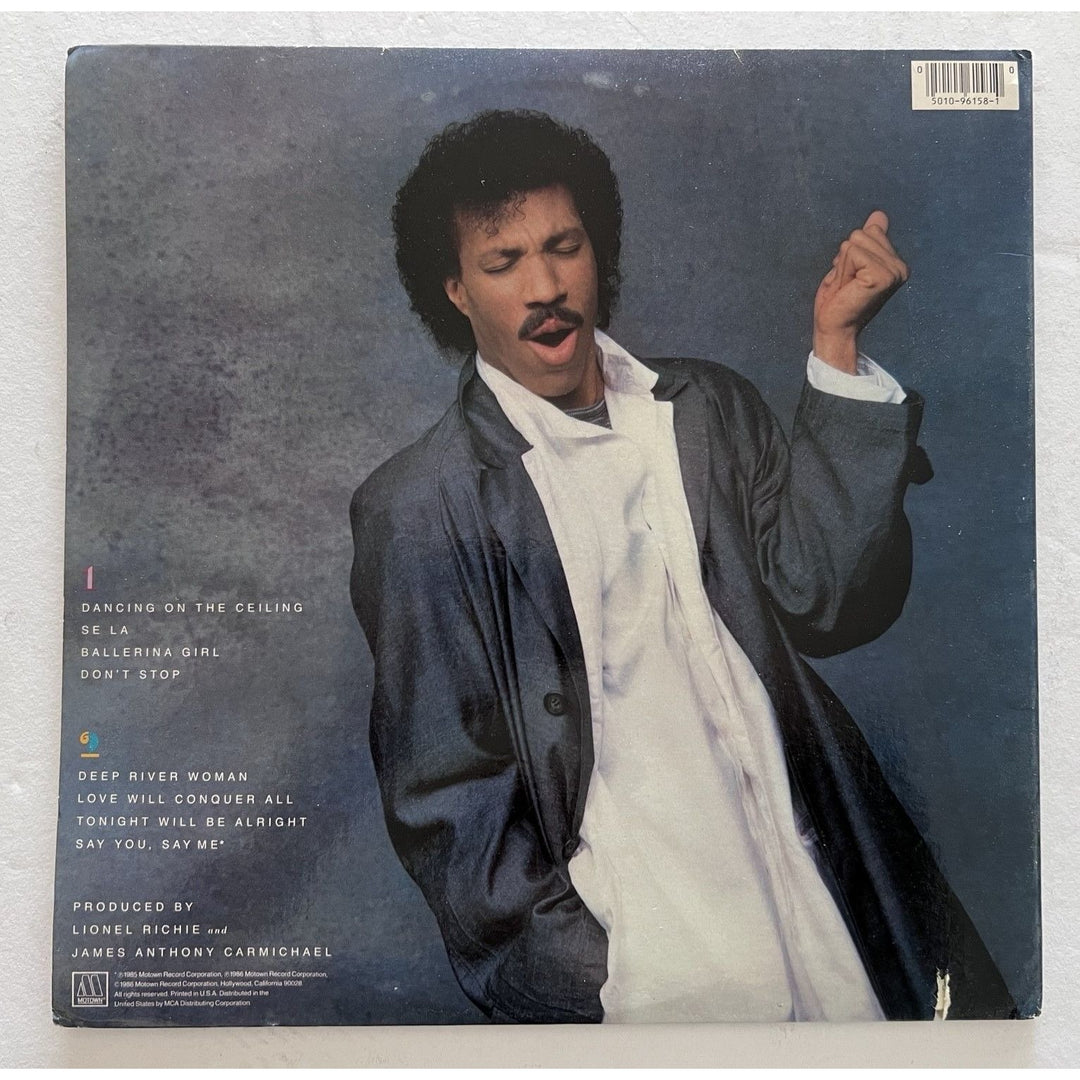 Lionel Richie Dancing on the Ceiling original LP signed