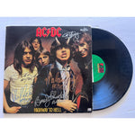 Load image into Gallery viewer, Angus young Malcolm Young Brian Johnson Cliff Williams Phil Rudd AC DC highway to hell lp signed with proof
