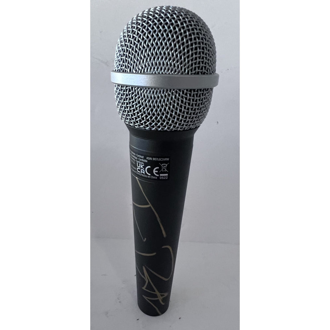 Tom Petty microphone signed with proof